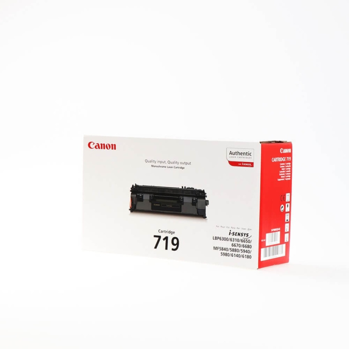 Canon Toner 3479B002 719 Svart i gruppen DATORER & KRINGUTRUSTNING / Skrivare & Tillbehör / Bläck & Toner / Toner / Canon hos TP E-commerce Nordic AB (C26542)