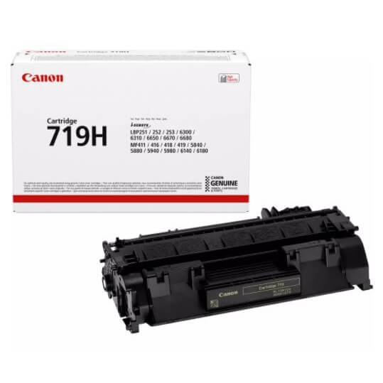 Canon Toner 3480B002 719H Svart i gruppen DATORER & KRINGUTRUSTNING / Skrivare & Tillbehör / Bläck & Toner / Toner / Canon hos TP E-commerce Nordic AB (C26543)