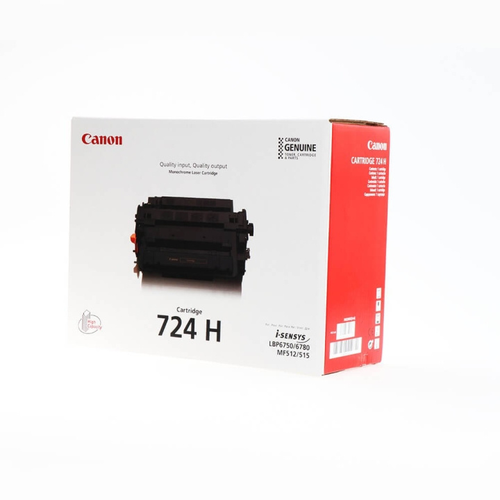 Canon Toner 3482B002 724H Svart i gruppen DATORER & KRINGUTRUSTNING / Skrivare & Tillbehör / Bläck & Toner / Toner / Canon hos TP E-commerce Nordic AB (C26545)