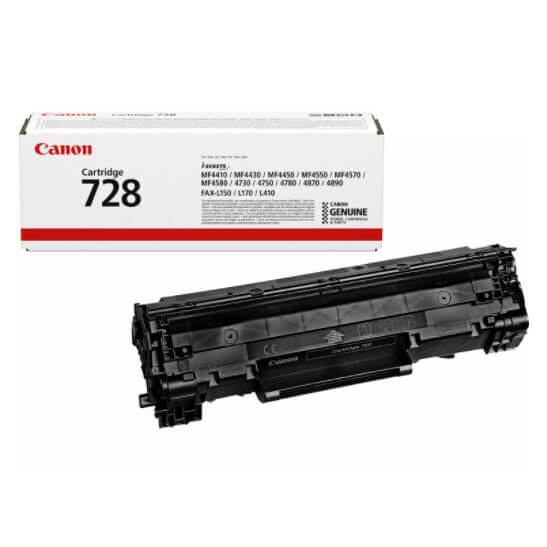 Canon Toner 3500B002 728 Svart i gruppen DATORER & KRINGUTRUSTNING / Skrivare & Tillbehör / Bläck & Toner / Toner / Canon hos TP E-commerce Nordic AB (C26548)