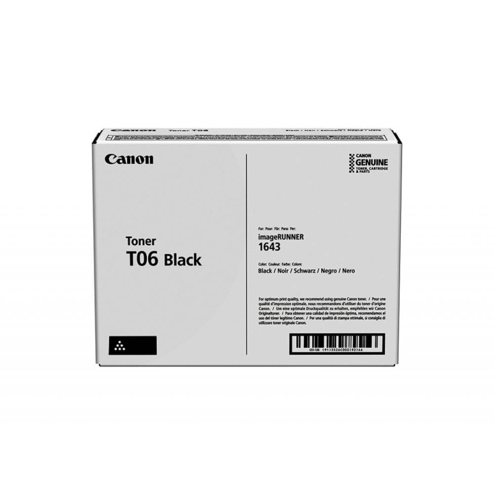 Canon Toner 3526C002 T06 Svart i gruppen DATORER & KRINGUTRUSTNING / Skrivare & Tillbehör / Bläck & Toner / Toner / Canon hos TP E-commerce Nordic AB (C26549)