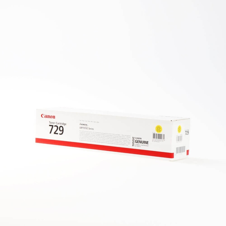 Canon Toner 4367B002 729 Gul i gruppen DATORER & KRINGUTRUSTNING / Skrivare & Tillbehör / Bläck & Toner / Toner / Canon hos TP E-commerce Nordic AB (C26556)