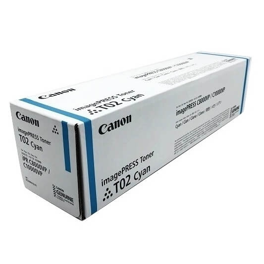 Canon Toner 8530B001 T02 Cyan i gruppen DATORER & KRINGUTRUSTNING / Skrivare & Tillbehör / Bläck & Toner / Toner / Canon hos TP E-commerce Nordic AB (C26583)
