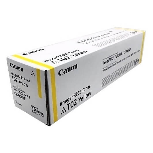 Canon Toner 8532B001 T02 Gul i gruppen DATORER & KRINGUTRUSTNING / Skrivare & Tillbehör / Bläck & Toner / Toner / Canon hos TP E-commerce Nordic AB (C26584)