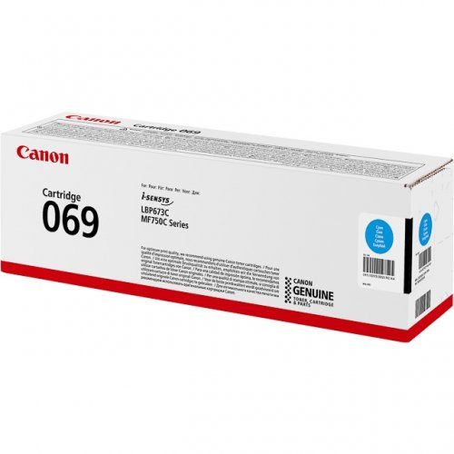 CANON Toner 5093C002 069 Cyan i gruppen DATORER & KRINGUTRUSTNING / Skrivare & Tillbehör / Bläck & Toner / Toner / Canon hos TP E-commerce Nordic AB (C26590)