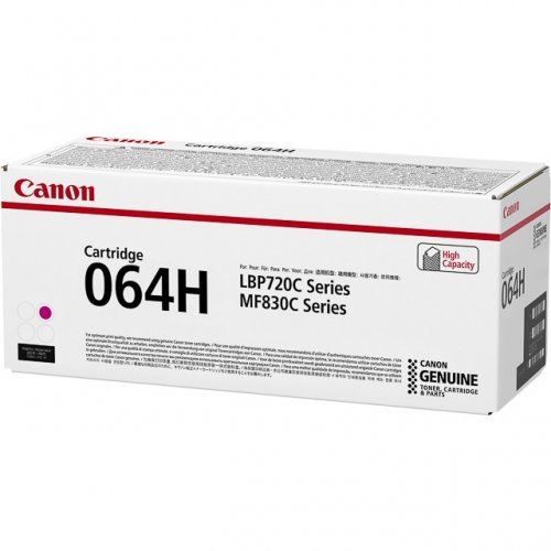 CANON Toner 4934C001 064H Magenta i gruppen DATORER & KRINGUTRUSTNING / Skrivare & Tillbehör / Bläck & Toner / Toner / Canon hos TP E-commerce Nordic AB (C26604)