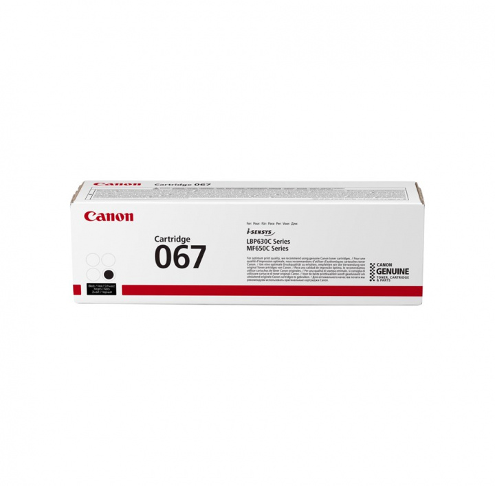 Canon Toner 5102C002 067 Svart i gruppen DATORER & KRINGUTRUSTNING / Skrivare & Tillbehör / Bläck & Toner / Toner / Canon hos TP E-commerce Nordic AB (C26606)