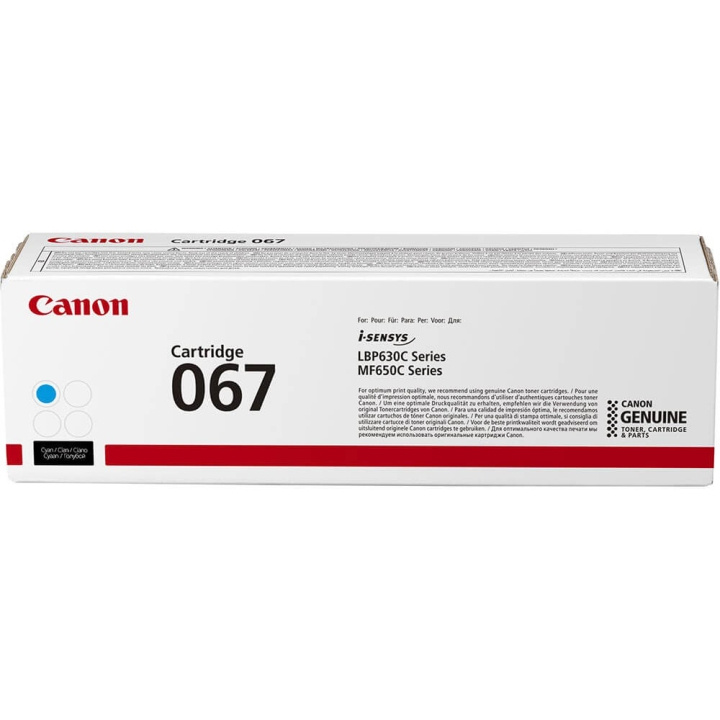 CANON Toner 5101C002 067 Cyan i gruppen DATORER & KRINGUTRUSTNING / Skrivare & Tillbehör / Bläck & Toner / Toner / Canon hos TP E-commerce Nordic AB (C26607)