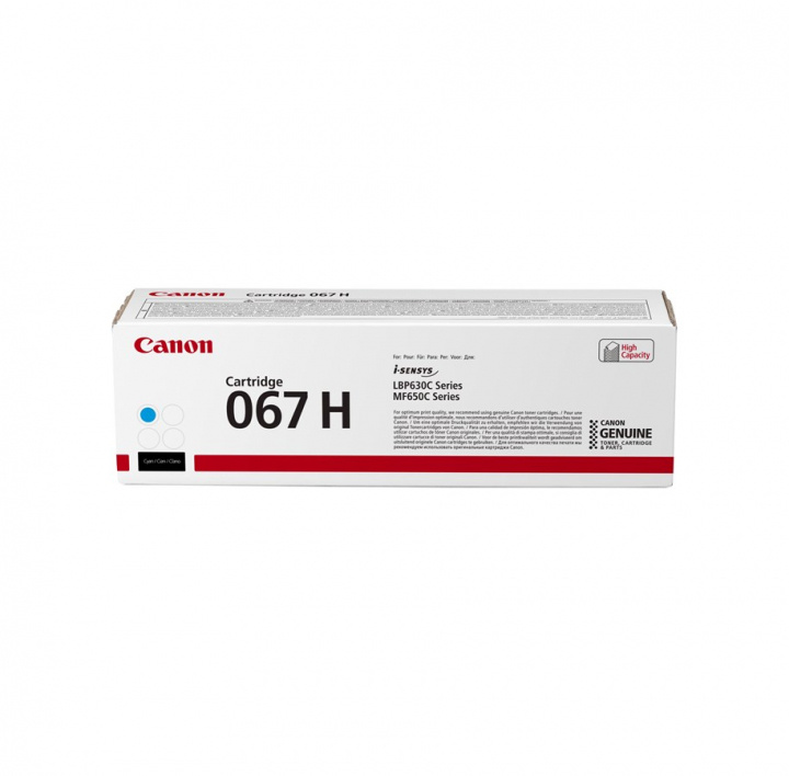 CANON Toner 5105C002 067H Cyan i gruppen DATORER & KRINGUTRUSTNING / Skrivare & Tillbehör / Bläck & Toner / Toner / Canon hos TP E-commerce Nordic AB (C26611)