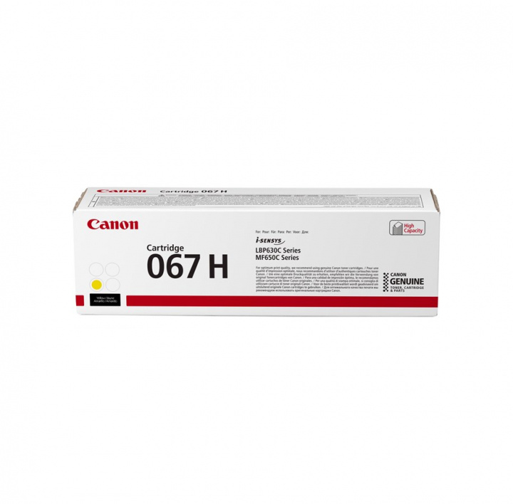 Canon Toner 5103C002 067H Gul i gruppen DATORER & KRINGUTRUSTNING / Skrivare & Tillbehör / Bläck & Toner / Toner / Canon hos TP E-commerce Nordic AB (C26613)