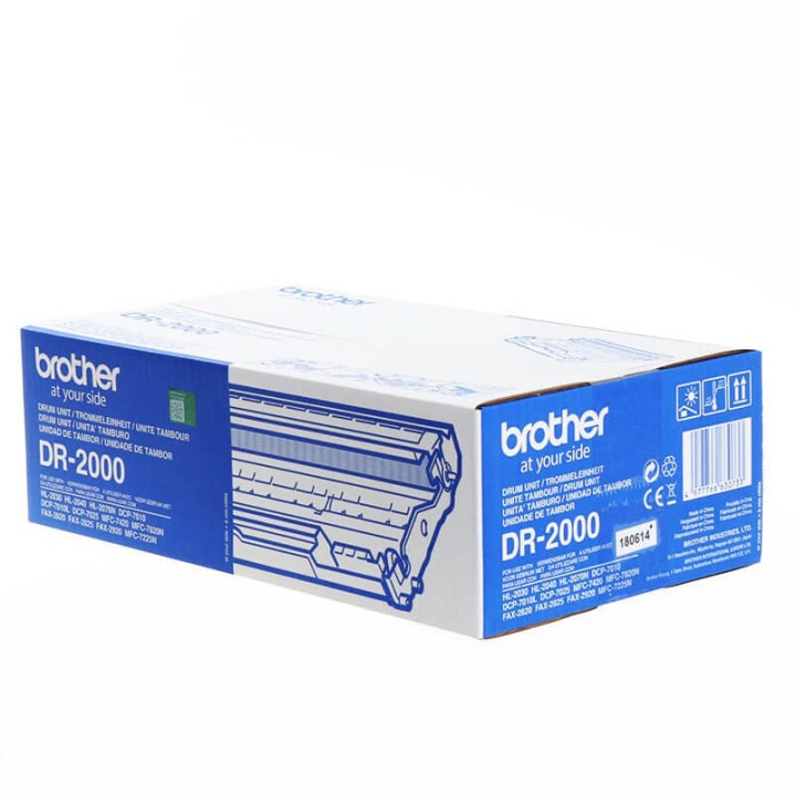 Brother Trumma DR2000 DR-2000 Svart i gruppen DATORER & KRINGUTRUSTNING / Skrivare & Tillbehör / Bläck & Toner / Trummor / Brother hos TP E-commerce Nordic AB (C26616)