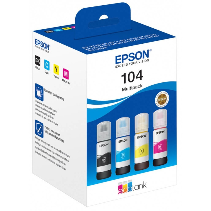 EPSON Bläck C13T00P640 104 Multipack i gruppen DATORER & KRINGUTRUSTNING / Skrivare & Tillbehör / Bläck & Toner / Bläckpatroner / Epson hos TP E-commerce Nordic AB (C26674)