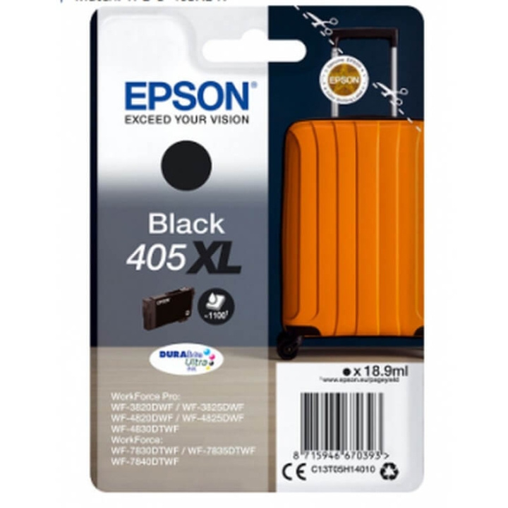 EPSON Bläck C13T05H14010 405XL Svart, Resväska i gruppen DATORER & KRINGUTRUSTNING / Skrivare & Tillbehör / Bläck & Toner / Bläckpatroner / Epson hos TP E-commerce Nordic AB (C26714)