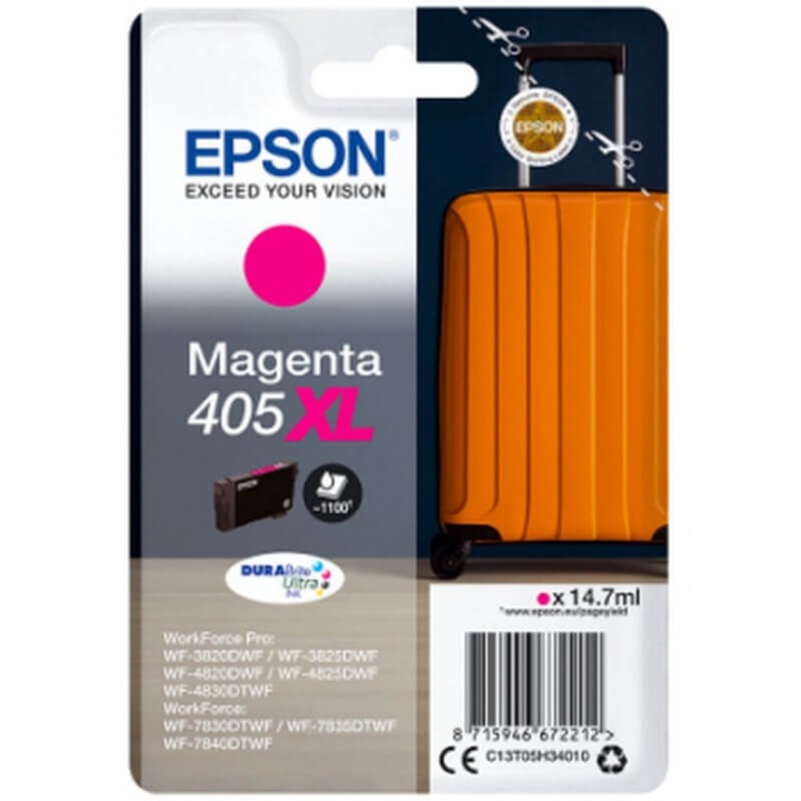 EPSON Bläck C13T05H34010 405XL Magenta, Resväska i gruppen DATORER & KRINGUTRUSTNING / Skrivare & Tillbehör / Bläck & Toner / Bläckpatroner / Epson hos TP E-commerce Nordic AB (C26716)