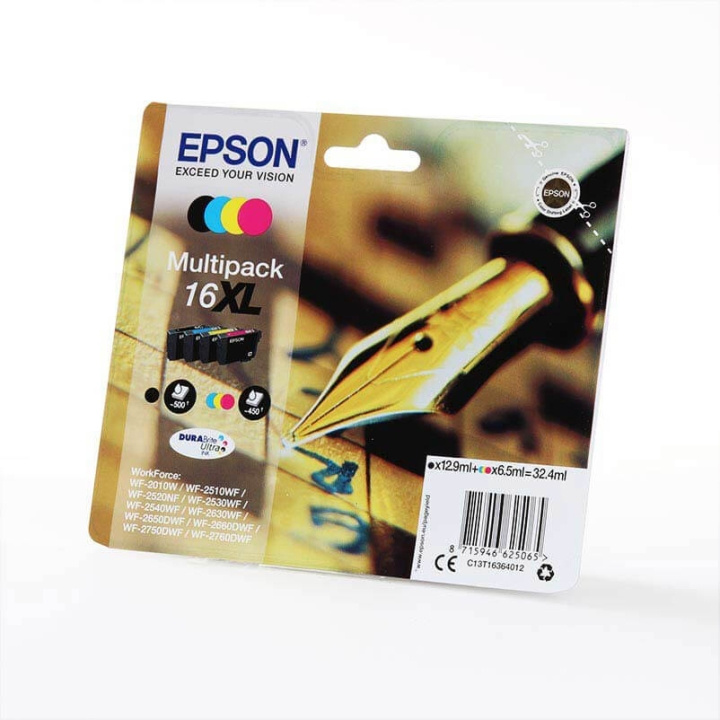 EPSON Bläck C13T16364012 16XL Multipack, Penna och Korsord i gruppen DATORER & KRINGUTRUSTNING / Skrivare & Tillbehör / Bläck & Toner / Bläckpatroner / Epson hos TP E-commerce Nordic AB (C26772)