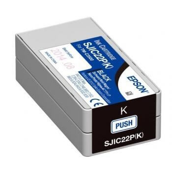 EPSON Bläck C33S020601 SJIC22P Svart i gruppen DATORER & KRINGUTRUSTNING / Skrivare & Tillbehör / Bläck & Toner / Bläckpatroner / Epson hos TP E-commerce Nordic AB (C26893)