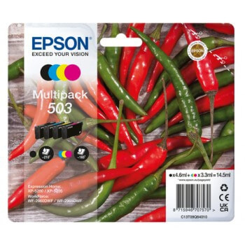 EPSON Bläck C13T09Q64010 503 Multipack, Chili i gruppen DATORER & KRINGUTRUSTNING / Skrivare & Tillbehör / Bläck & Toner / Bläckpatroner / Epson hos TP E-commerce Nordic AB (C26936)