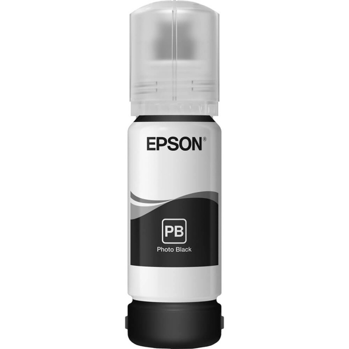 EPSON Bläck C13T00R140 106 Fotosvart Ecotank i gruppen DATORER & KRINGUTRUSTNING / Skrivare & Tillbehör / Bläck & Toner / Bläckpatroner / Epson hos TP E-commerce Nordic AB (C26959)