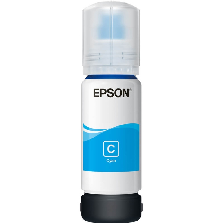 EPSON Bläck C13T00R240 106 Cyan Ecotank i gruppen DATORER & KRINGUTRUSTNING / Skrivare & Tillbehör / Bläck & Toner / Bläckpatroner / Epson hos TP E-commerce Nordic AB (C26960)