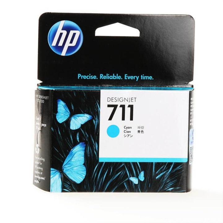 HP Bläck CZ130A 711 Cyan 29ml i gruppen DATORER & KRINGUTRUSTNING / Skrivare & Tillbehör / Bläck & Toner / Toner / HP hos TP E-commerce Nordic AB (C26969)