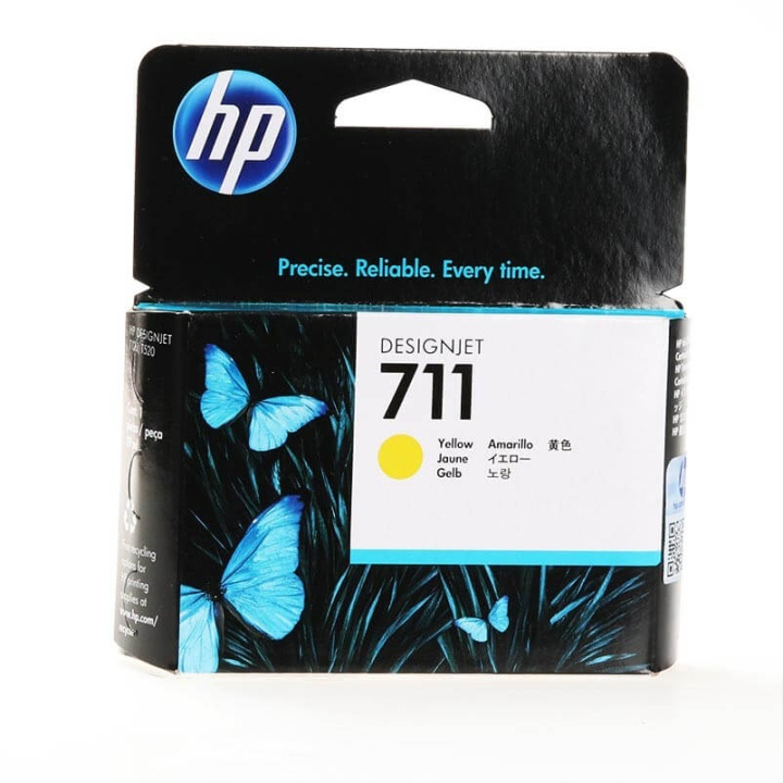 HP Bläck CZ132A 711 Gul 29ml i gruppen DATORER & KRINGUTRUSTNING / Skrivare & Tillbehör / Bläck & Toner / Toner / HP hos TP E-commerce Nordic AB (C26971)