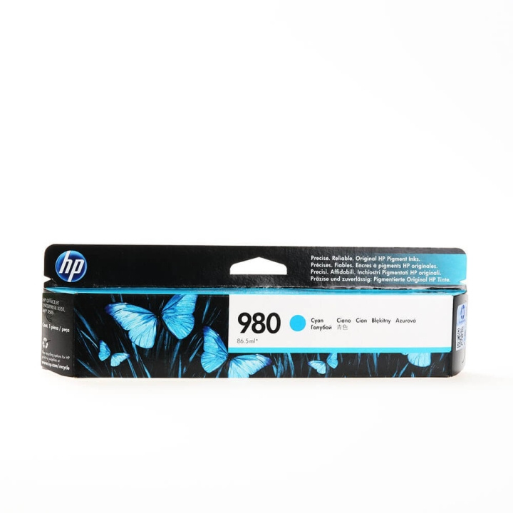 HP Ink D8J07A 980 Cyan i gruppen DATORER & KRINGUTRUSTNING / Skrivare & Tillbehör / Bläck & Toner / Toner / HP hos TP E-commerce Nordic AB (C26976)