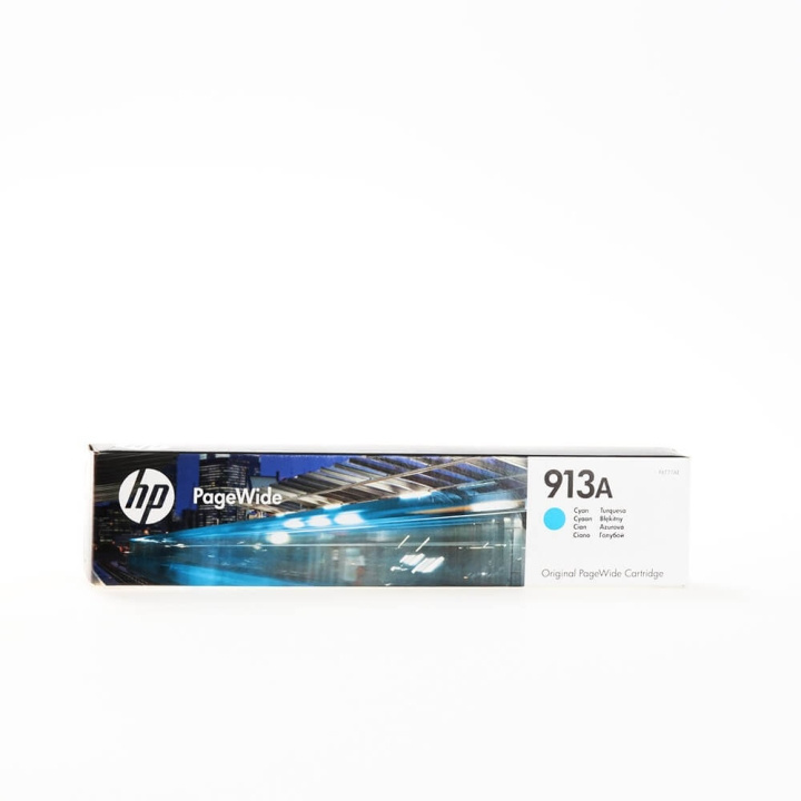 HP Bläck F6T77AE 913A Cyan i gruppen DATORER & KRINGUTRUSTNING / Skrivare & Tillbehör / Bläck & Toner / Toner / HP hos TP E-commerce Nordic AB (C26977)