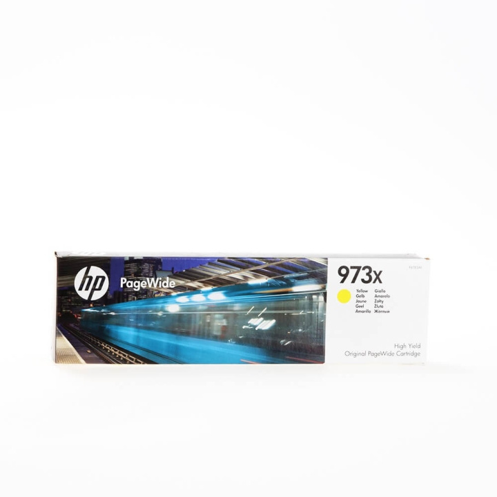 HP Bläck F6T83AE 973X Gul i gruppen DATORER & KRINGUTRUSTNING / Skrivare & Tillbehör / Bläck & Toner / Toner / HP hos TP E-commerce Nordic AB (C26982)