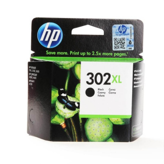 HP Bläck F6U68AE 302XL Svart
