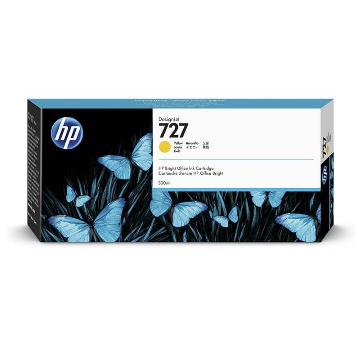 HP Bläck F9J78A 727 Gul 300ml i gruppen DATORER & KRINGUTRUSTNING / Skrivare & Tillbehör / Bläck & Toner / Toner / HP hos TP E-commerce Nordic AB (C27001)