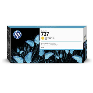 HP Bläck F9J78A 727 Gul 300ml