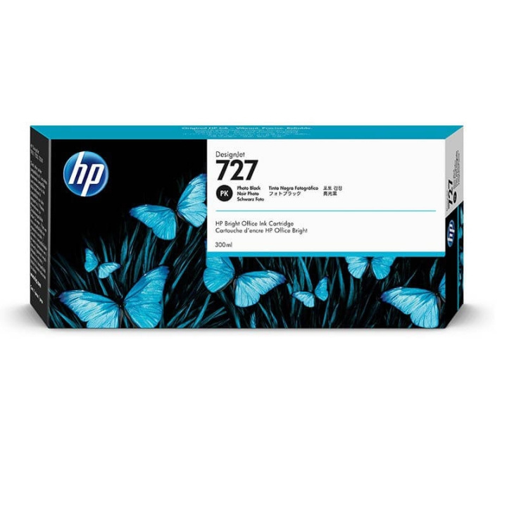 HP Bläck F9J79A 727 Fotosvart 300ml i gruppen DATORER & KRINGUTRUSTNING / Skrivare & Tillbehör / Bläck & Toner / Toner / HP hos TP E-commerce Nordic AB (C27002)