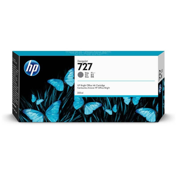 HP Bläck F9J80A 727 Grå 300ml i gruppen DATORER & KRINGUTRUSTNING / Skrivare & Tillbehör / Bläck & Toner / Toner / HP hos TP E-commerce Nordic AB (C27003)