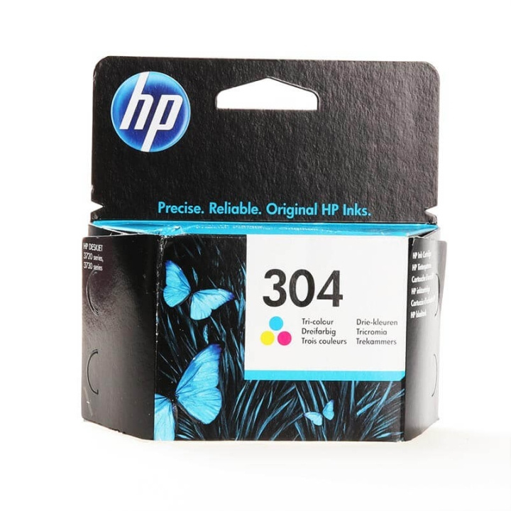 HP Bläck N9K05AE 304 Tri-colour i gruppen DATORER & KRINGUTRUSTNING / Skrivare & Tillbehör / Bläck & Toner / Toner / HP hos TP E-commerce Nordic AB (C27021)