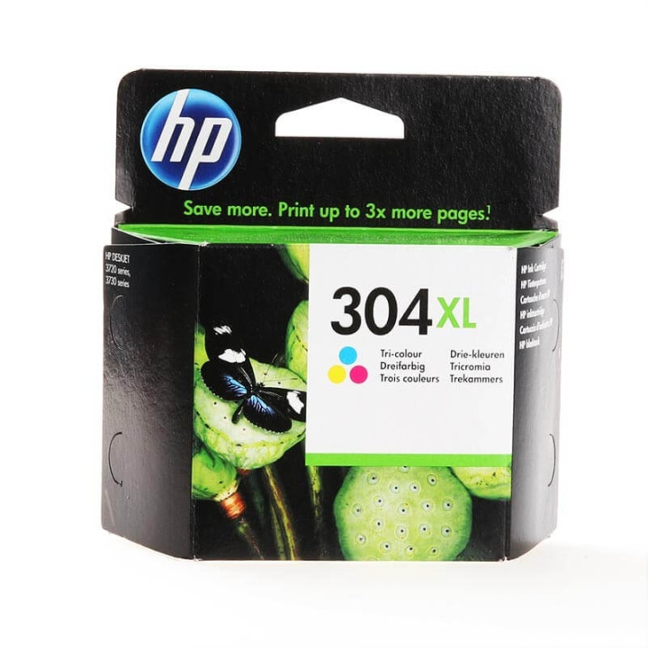 HP Bläck N9K07AE 304XL Tri-colour i gruppen DATORER & KRINGUTRUSTNING / Skrivare & Tillbehör / Bläck & Toner / Toner / HP hos TP E-commerce Nordic AB (C27022)