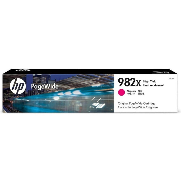 HP Bläck T0B28A 982X Magenta i gruppen DATORER & KRINGUTRUSTNING / Skrivare & Tillbehör / Bläck & Toner / Toner / HP hos TP E-commerce Nordic AB (C27042)