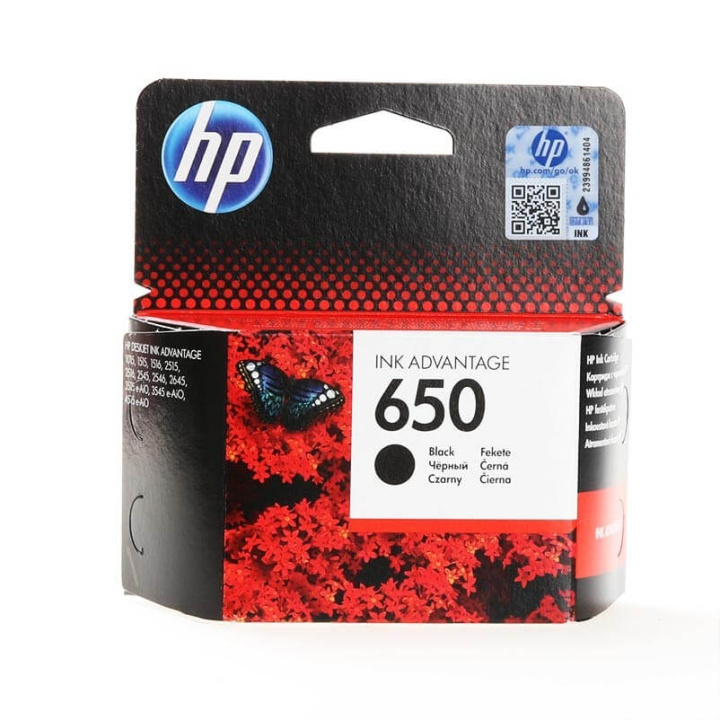 HP Bläck CZ101AE 650 Svart i gruppen DATORER & KRINGUTRUSTNING / Skrivare & Tillbehör / Bläck & Toner / Toner / HP hos TP E-commerce Nordic AB (C27056)