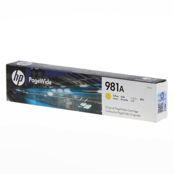 HP Bläck J3M70A 981A Gul i gruppen DATORER & KRINGUTRUSTNING / Skrivare & Tillbehör / Bläck & Toner / Toner / HP hos TP E-commerce Nordic AB (C27061)