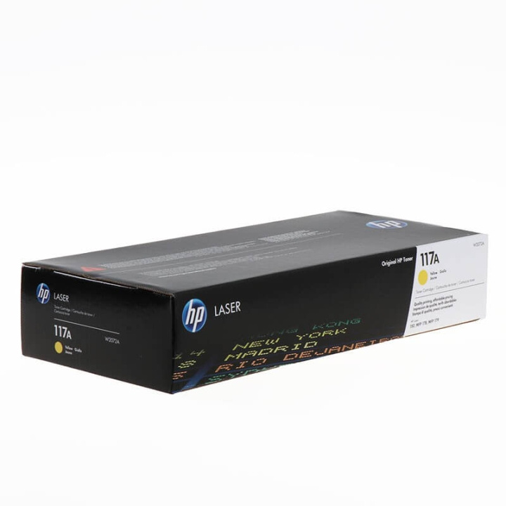 HP Toner W2072A 117A Gul i gruppen DATORER & KRINGUTRUSTNING / Skrivare & Tillbehör / Bläck & Toner / Toner / HP hos TP E-commerce Nordic AB (C27078)