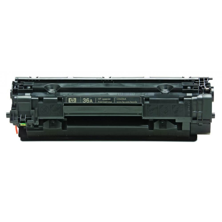 HP Toner CB436A 36A Svart i gruppen DATORER & KRINGUTRUSTNING / Skrivare & Tillbehör / Bläck & Toner / Toner / HP hos TP E-commerce Nordic AB (C27086)