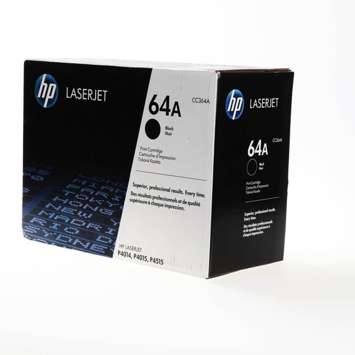 HP Toner CC364A 64A Svart i gruppen DATORER & KRINGUTRUSTNING / Skrivare & Tillbehör / Bläck & Toner / Toner / HP hos TP E-commerce Nordic AB (C27093)