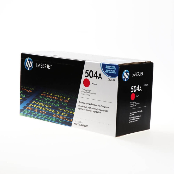 HP Toner CE253A 504A Magenta i gruppen DATORER & KRINGUTRUSTNING / Skrivare & Tillbehör / Bläck & Toner / Toner / HP hos TP E-commerce Nordic AB (C27105)
