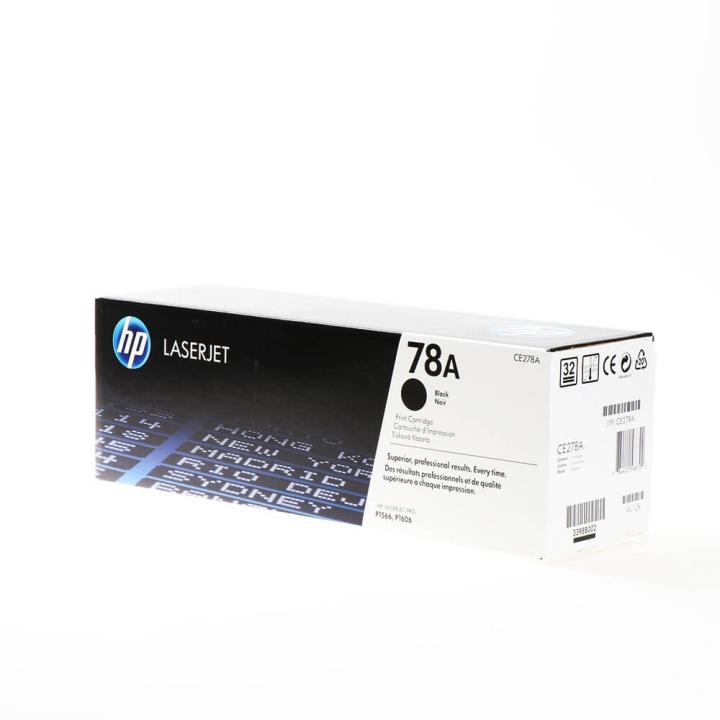 HP Toner CE278A 78A Svart i gruppen DATORER & KRINGUTRUSTNING / Skrivare & Tillbehör / Bläck & Toner / Toner / HP hos TP E-commerce Nordic AB (C27121)