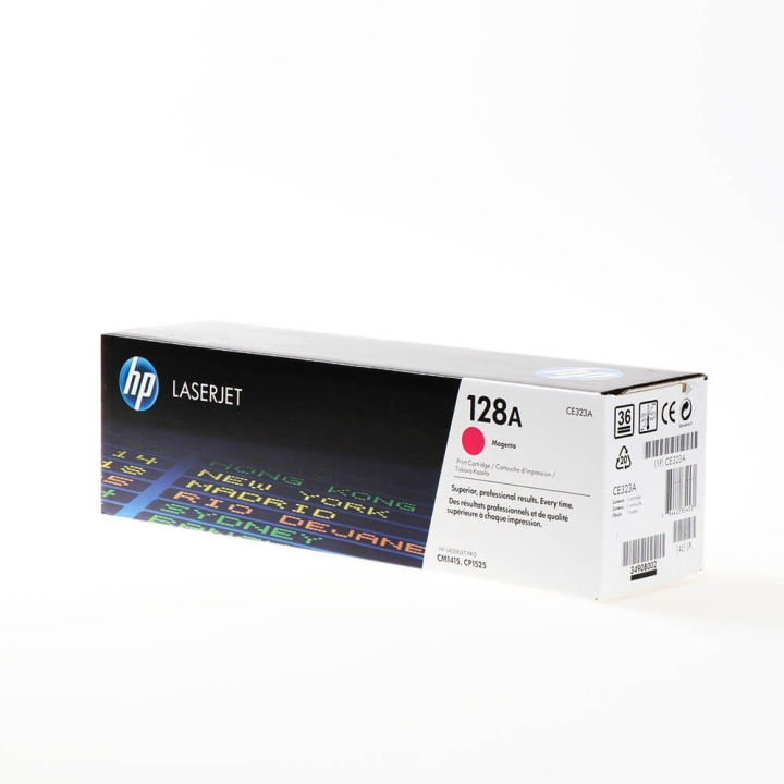 HP Toner CE323A 128A Magenta i gruppen DATORER & KRINGUTRUSTNING / Skrivare & Tillbehör / Bläck & Toner / Toner / HP hos TP E-commerce Nordic AB (C27134)