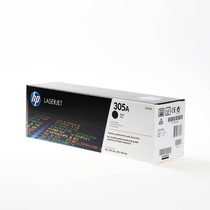 HP Toner CE410A 305A Svart i gruppen DATORER & KRINGUTRUSTNING / Skrivare & Tillbehör / Bläck & Toner / Toner / HP hos TP E-commerce Nordic AB (C27149)