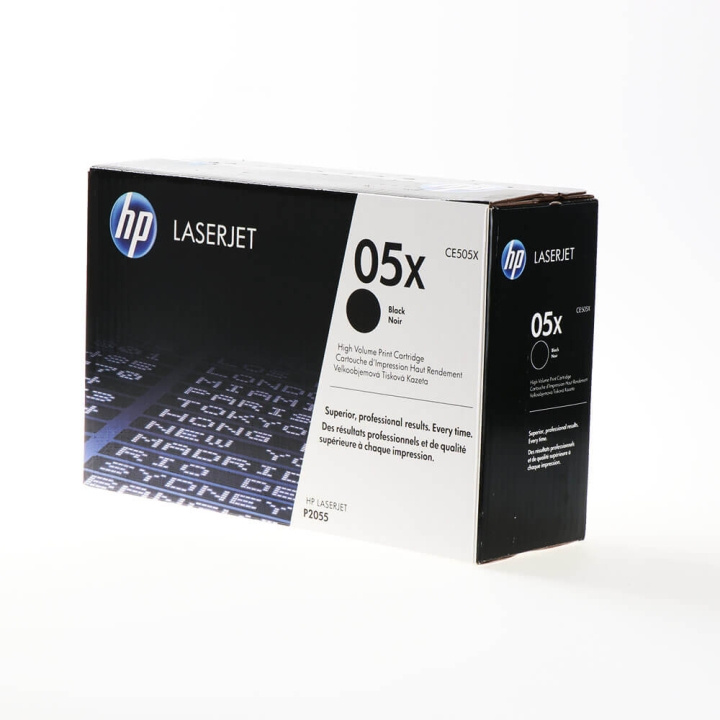 HP Toner CE505X 05X Svart i gruppen DATORER & KRINGUTRUSTNING / Skrivare & Tillbehör / Bläck & Toner / Toner / HP hos TP E-commerce Nordic AB (C27157)