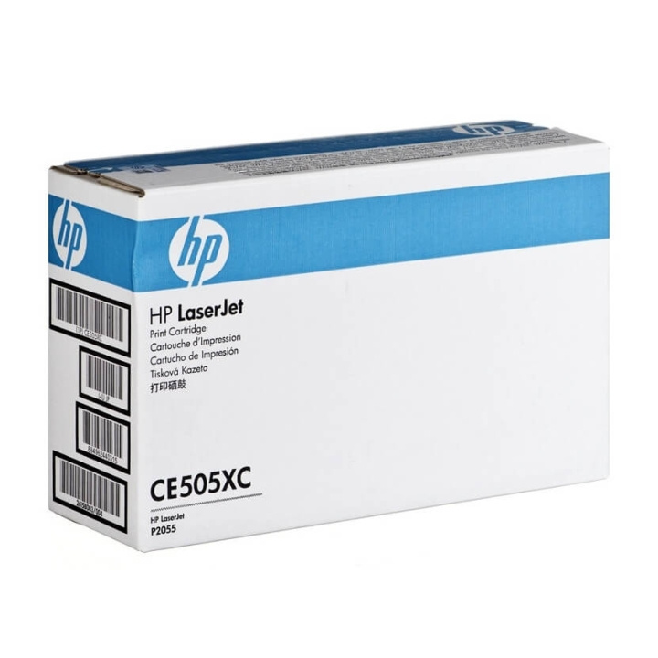 HP Toner CE505XC 05X Svart, Contract i gruppen DATORER & KRINGUTRUSTNING / Skrivare & Tillbehör / Bläck & Toner / Toner / HP hos TP E-commerce Nordic AB (C27158)