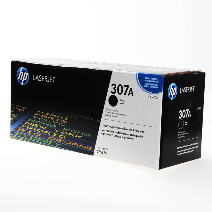 HP Toner CE740A 307A Svart i gruppen DATORER & KRINGUTRUSTNING / Skrivare & Tillbehör / Bläck & Toner / Toner / HP hos TP E-commerce Nordic AB (C27160)