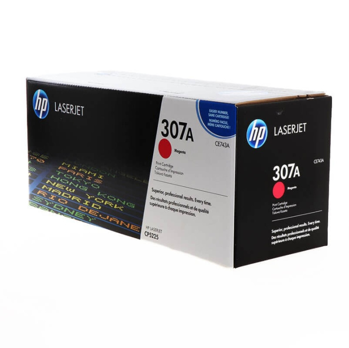 HP Toner CE743A 307A Magenta i gruppen DATORER & KRINGUTRUSTNING / Skrivare & Tillbehör / Bläck & Toner / Toner / HP hos TP E-commerce Nordic AB (C27163)