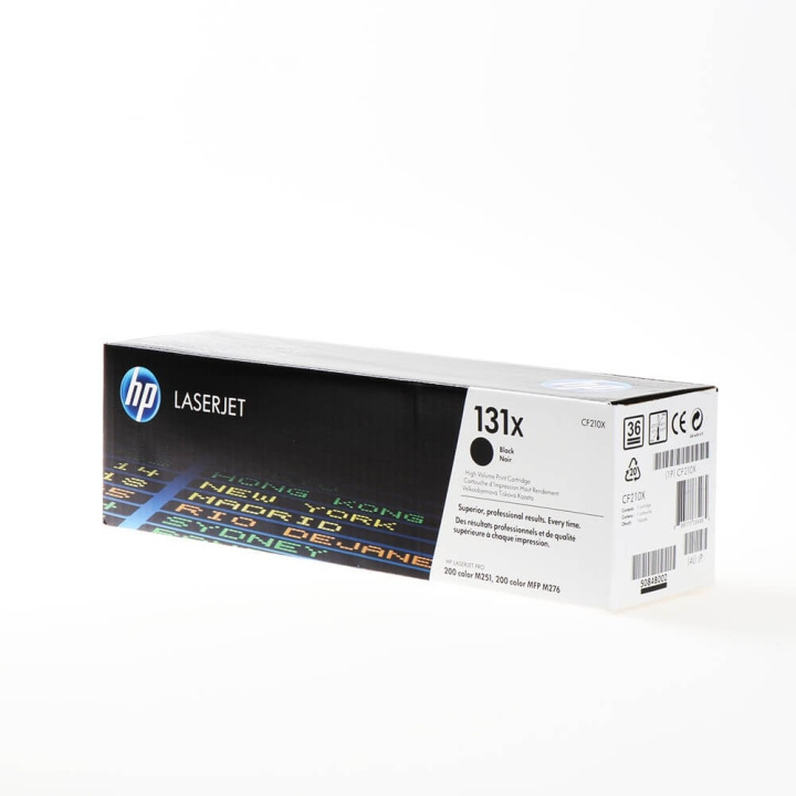 HP Toner CF210X 131X Svart i gruppen DATORER & KRINGUTRUSTNING / Skrivare & Tillbehör / Bläck & Toner / Toner / HP hos TP E-commerce Nordic AB (C27165)